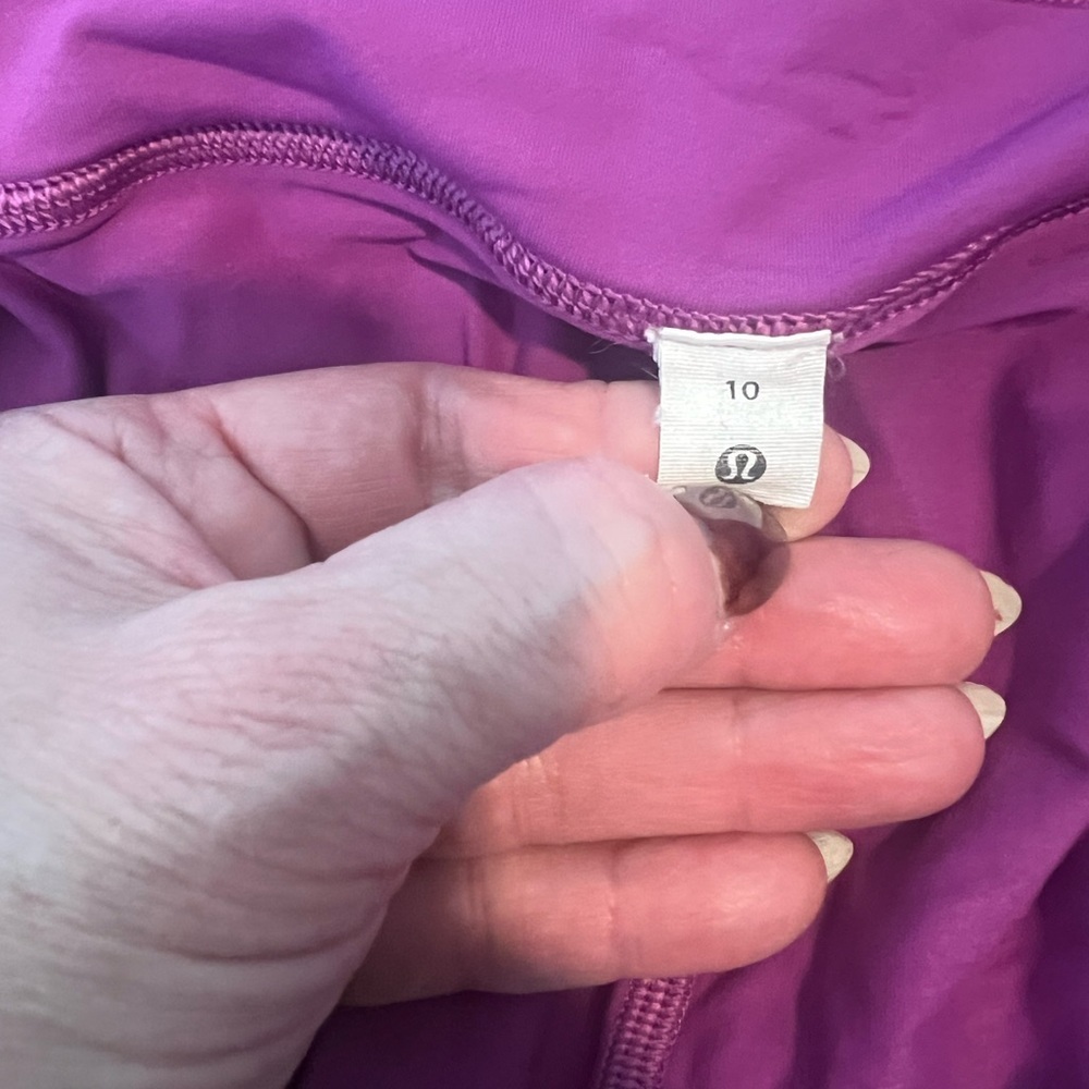 lululemon athletica Purple Tennis skirt and Tee Set - Picture 6 of 6